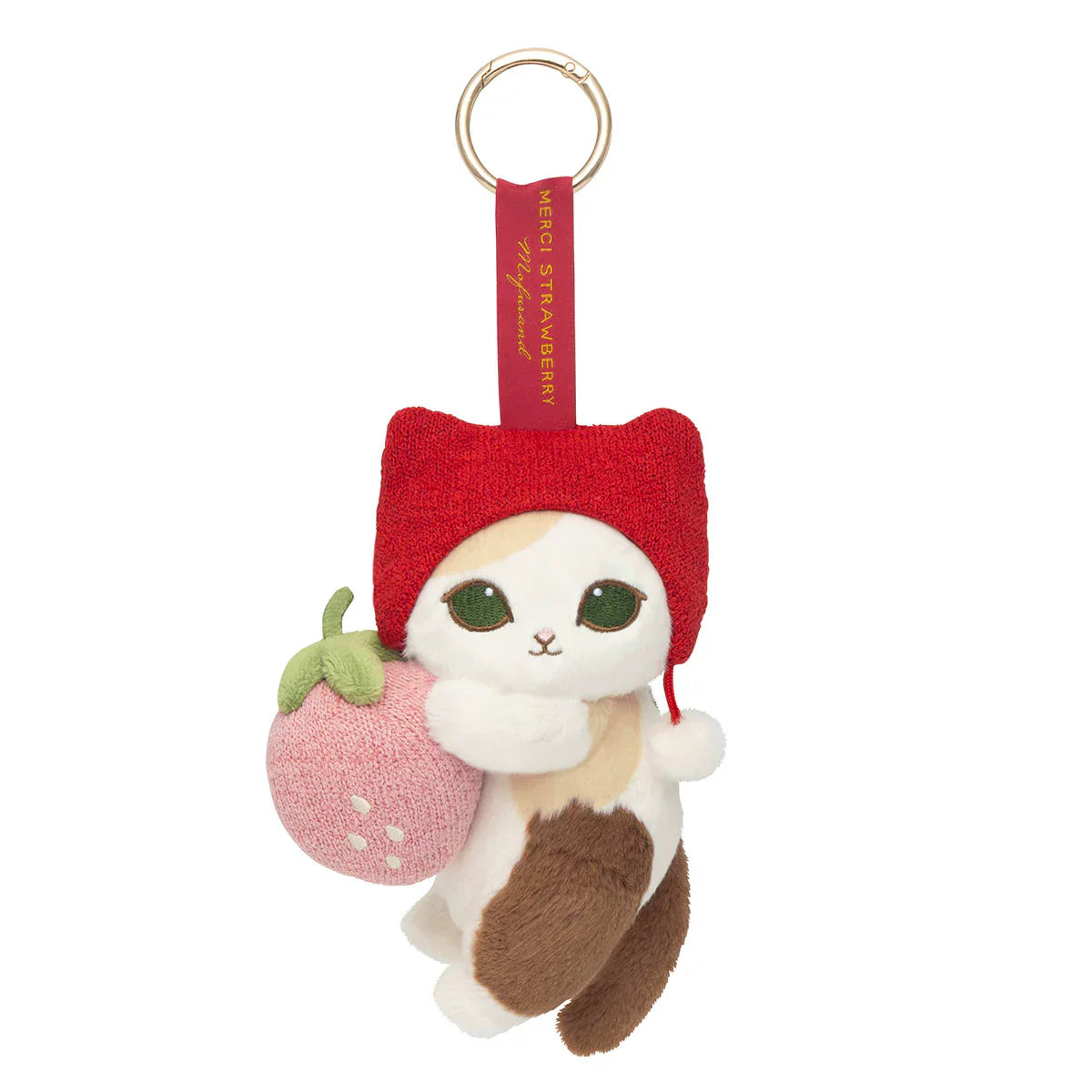 Mofusand Merci Strawberry Mascot Plush Pendants