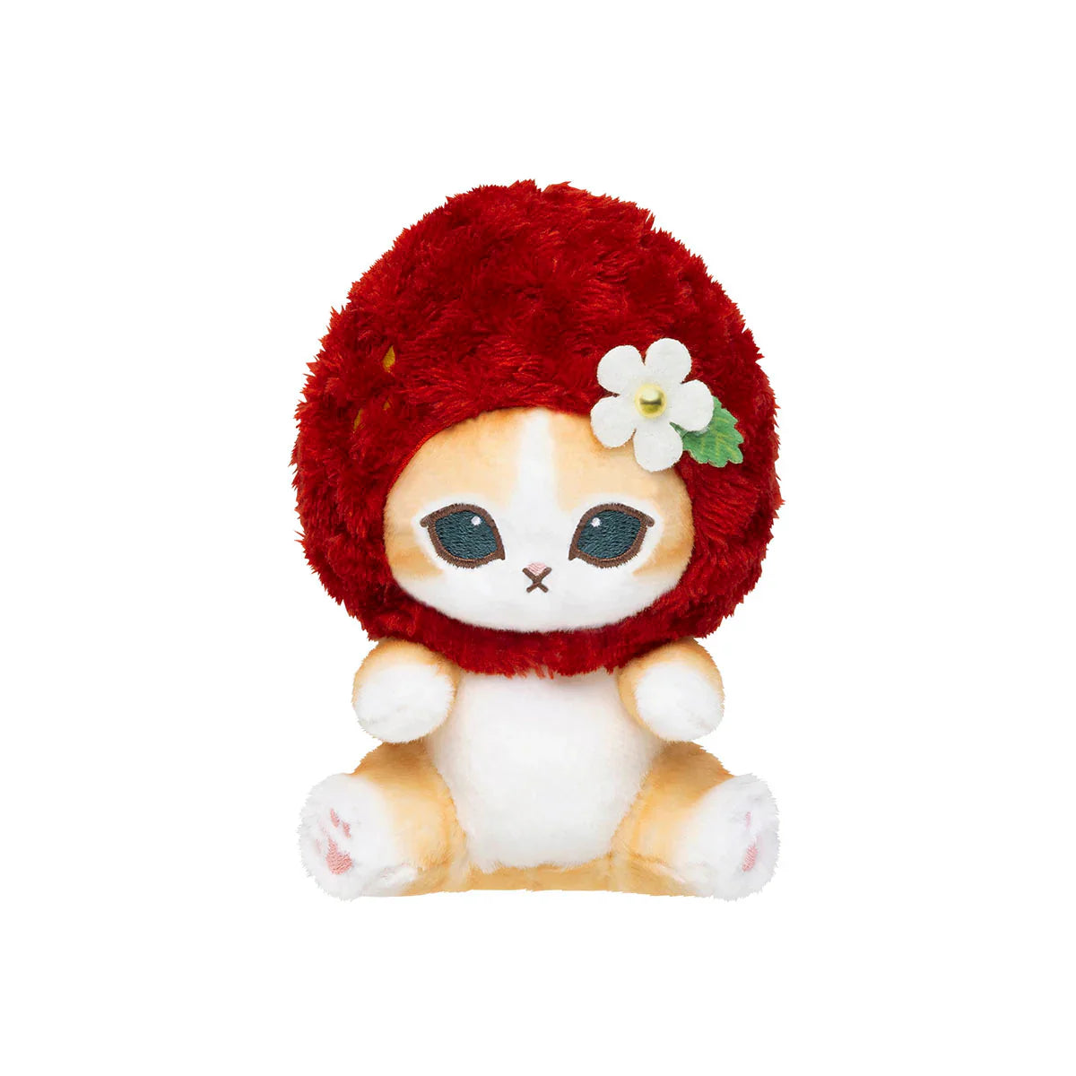 Mofusand Merci Strawberry Basket Mascot Plush