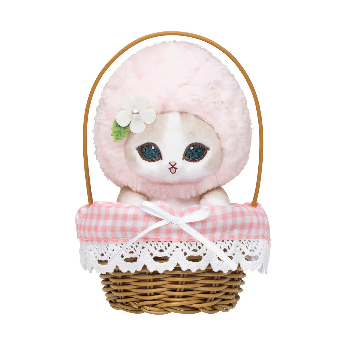 Mofusand Merci Strawberry Basket Mascot Plush