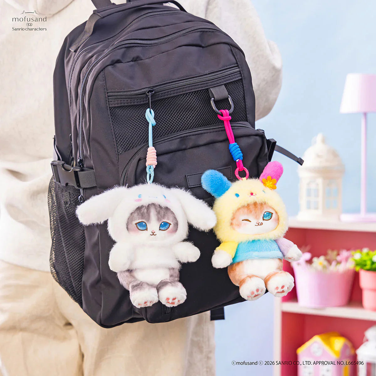 Mofusand x Sanrio Characters Mascot Plush