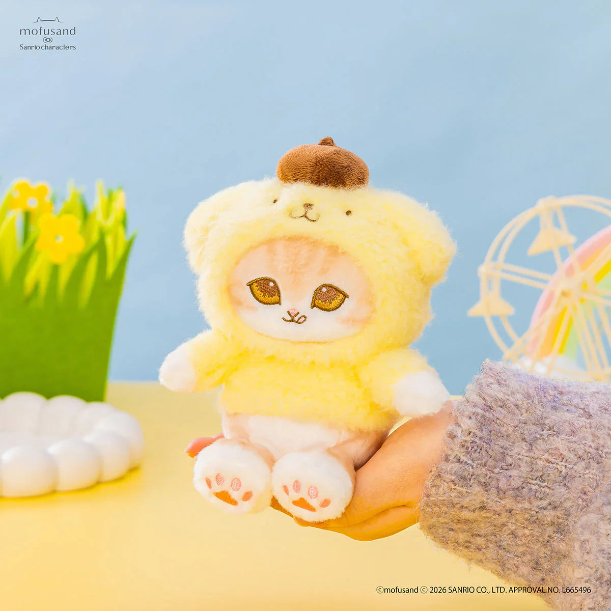 Mofusand x Sanrio Characters Mascot Plush