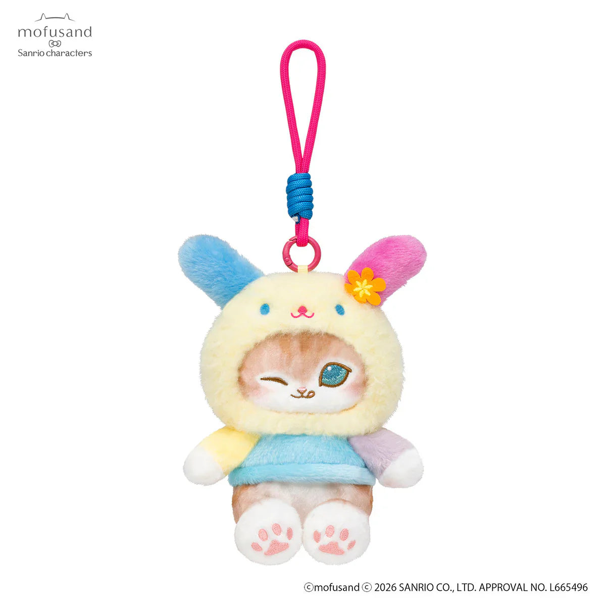 Mofusand x Sanrio Characters Mascot Plush