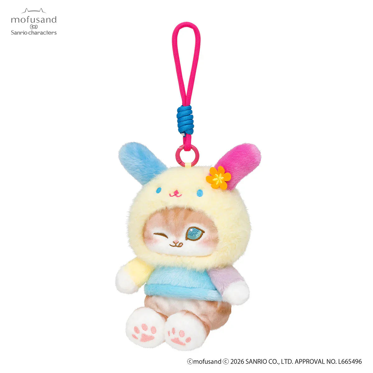 Mofusand x Sanrio Characters Mascot Plush