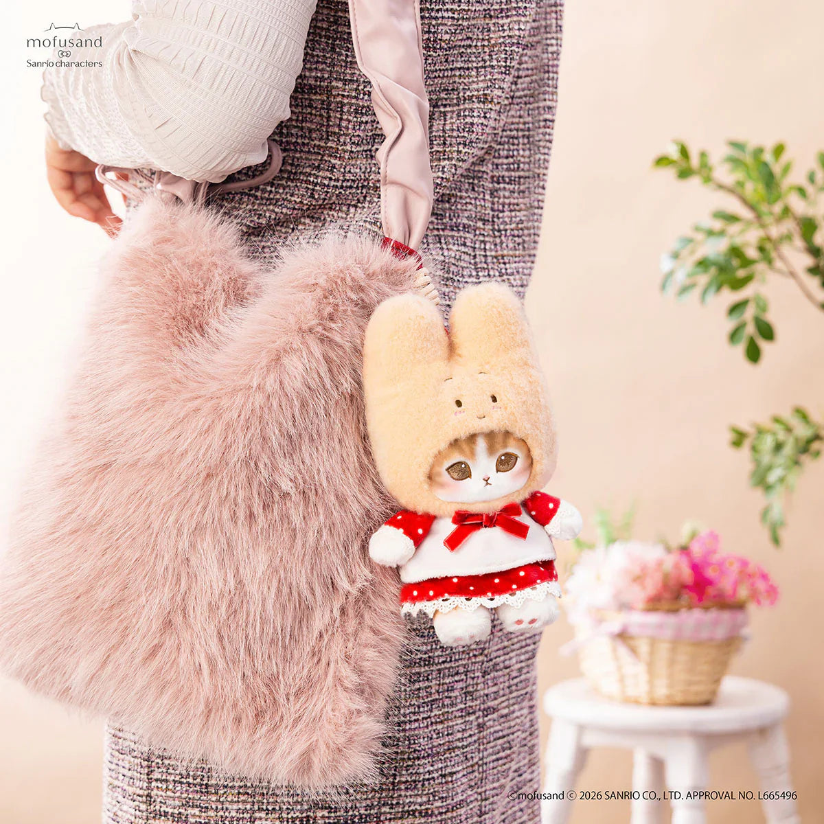 Mofusand x Sanrio Characters Mascot Plush