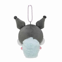 Chiikawa x Sanrio Momonga Kuromi Mascot Plush
