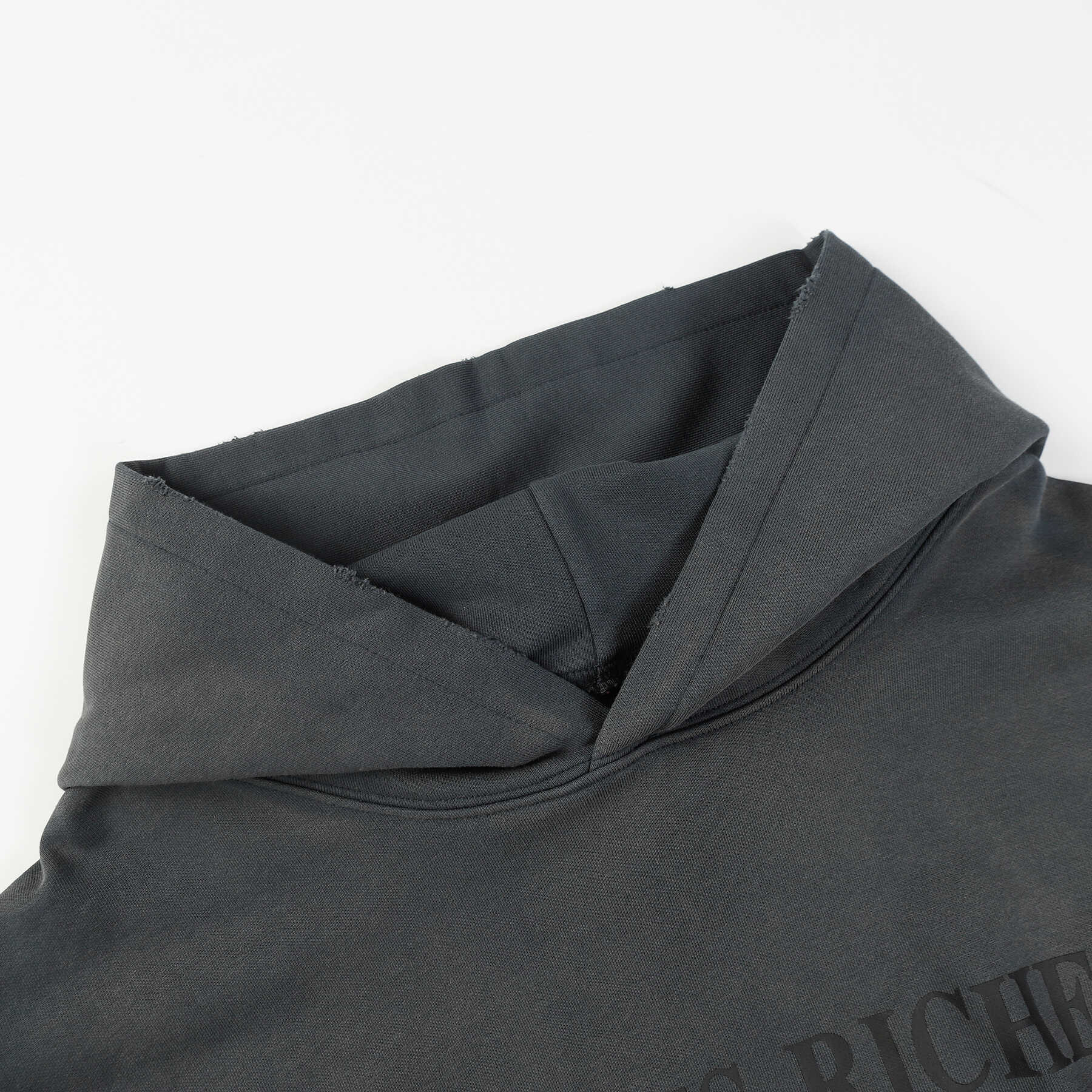 ERD Vintage Gradient Letter Print Pullover Hoodie