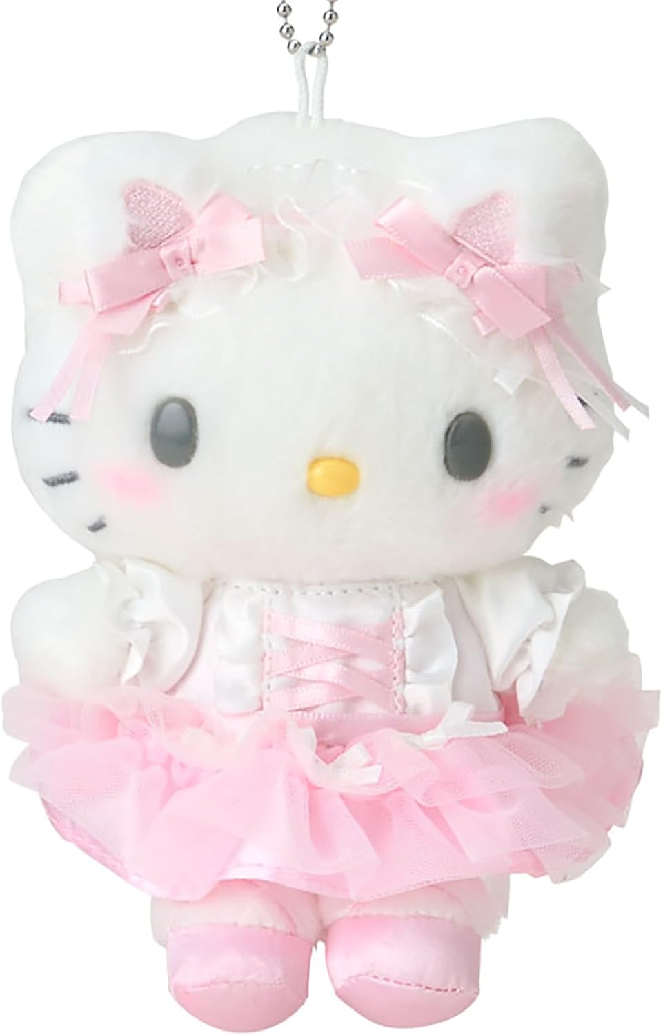 Sanrio White Cat Ballerina Mascot Plush