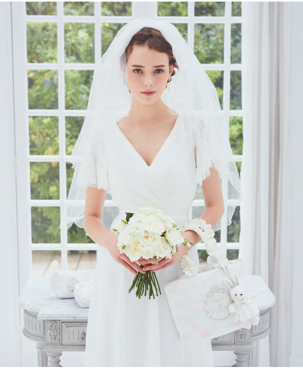Maison de FLEUR June Bride Bunny Plush Charm