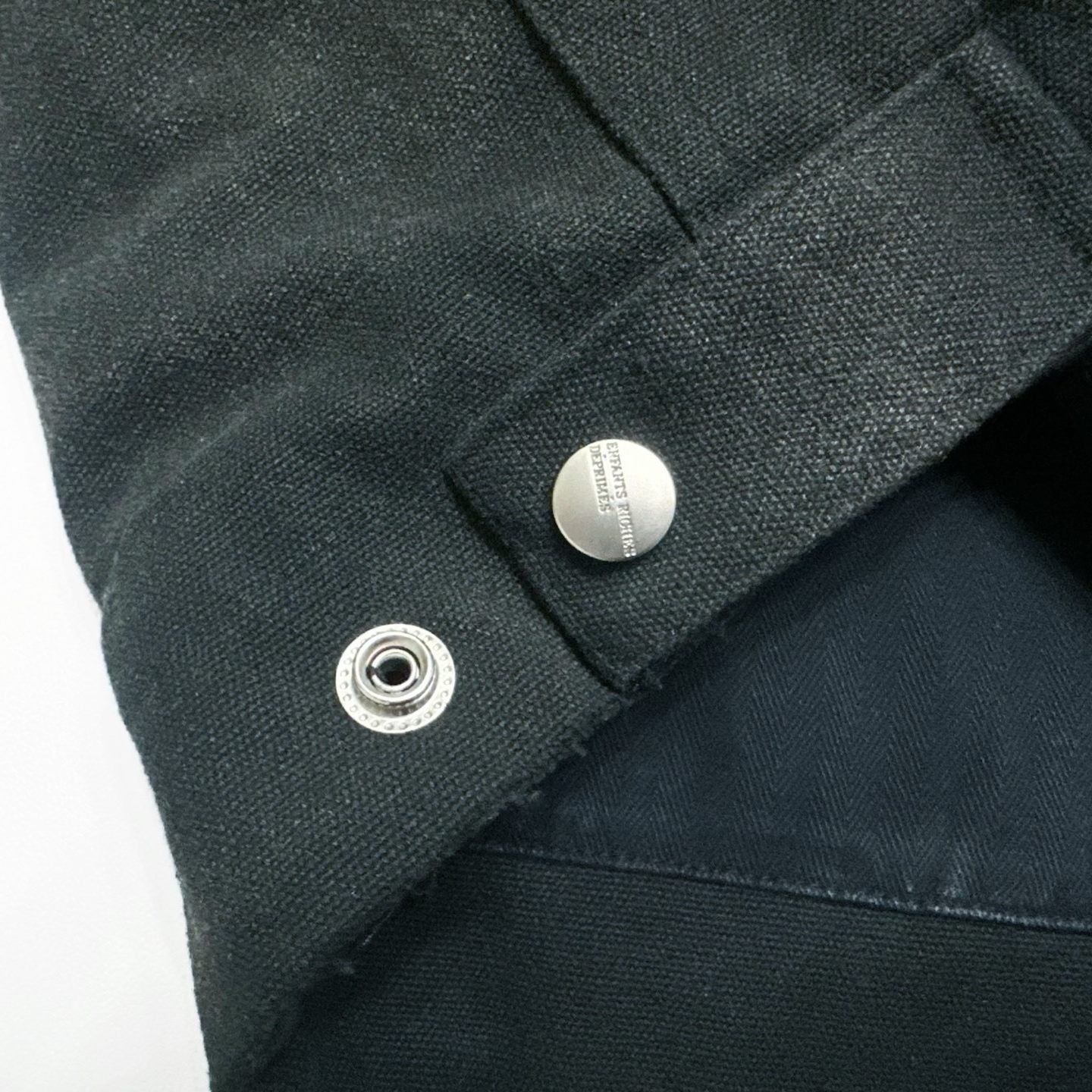 ERD Vintage Washed Distressed Cargo Harrington Jacket Outerwear