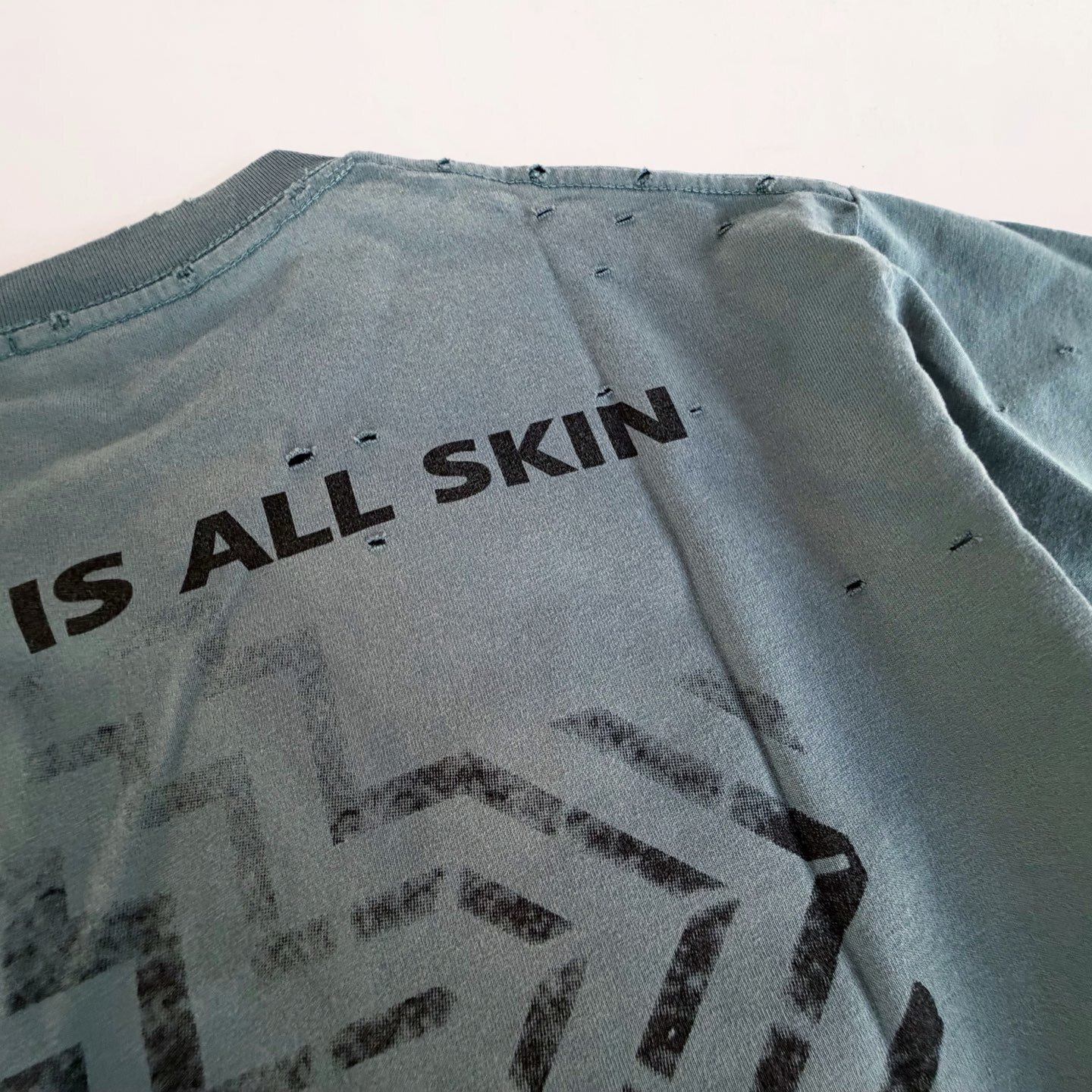 ERD Style Unisex Oversized Washed Graphic Tee