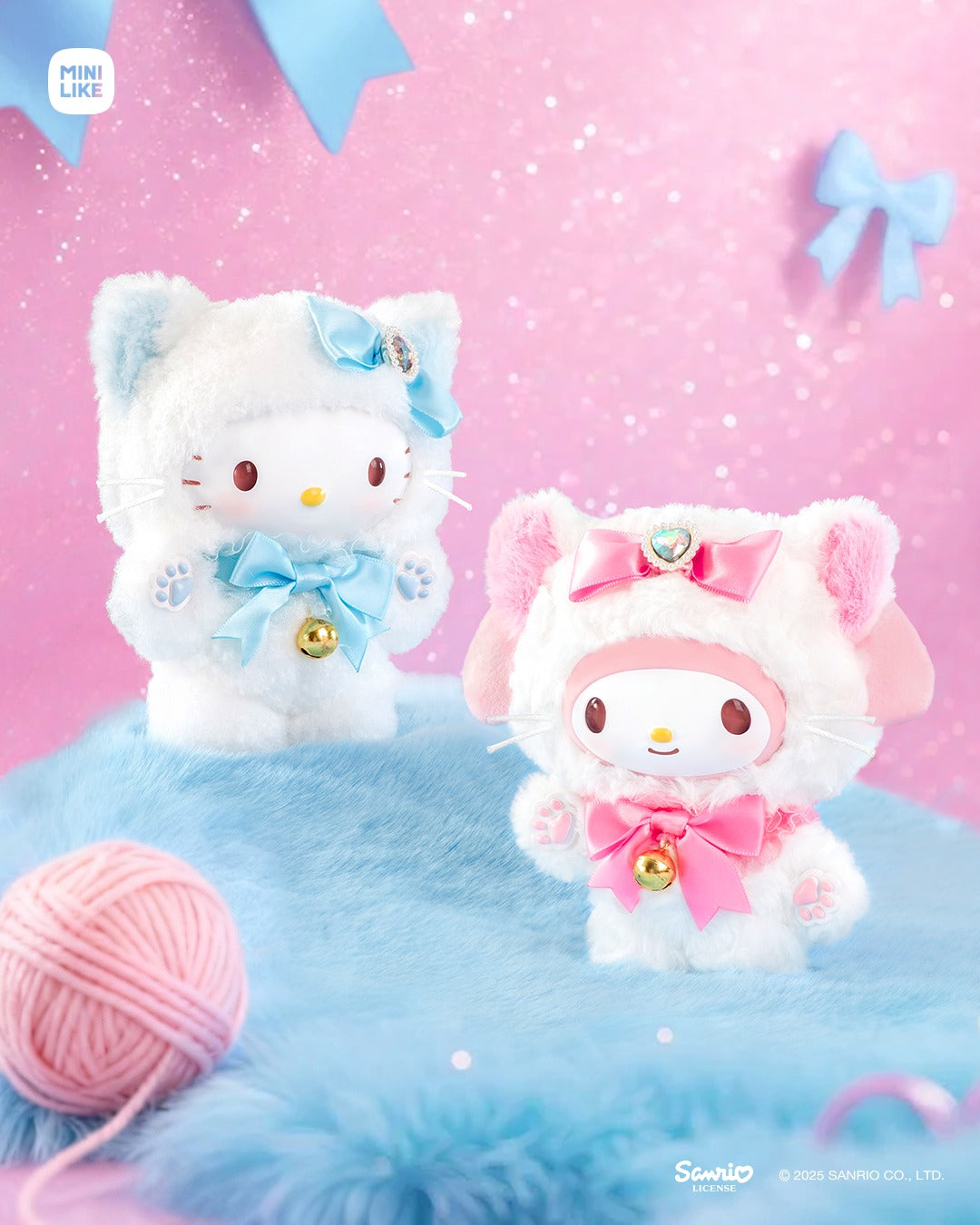 Sanrio Shining Meow Series Plush Pendant Blind Box