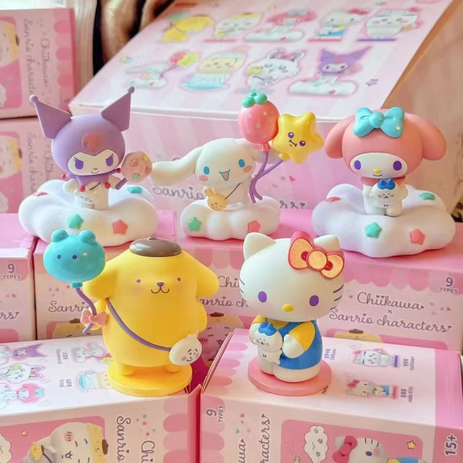 Chiikawa x Sanrio MINISO Blind Box Figure Set | Pre-Order
