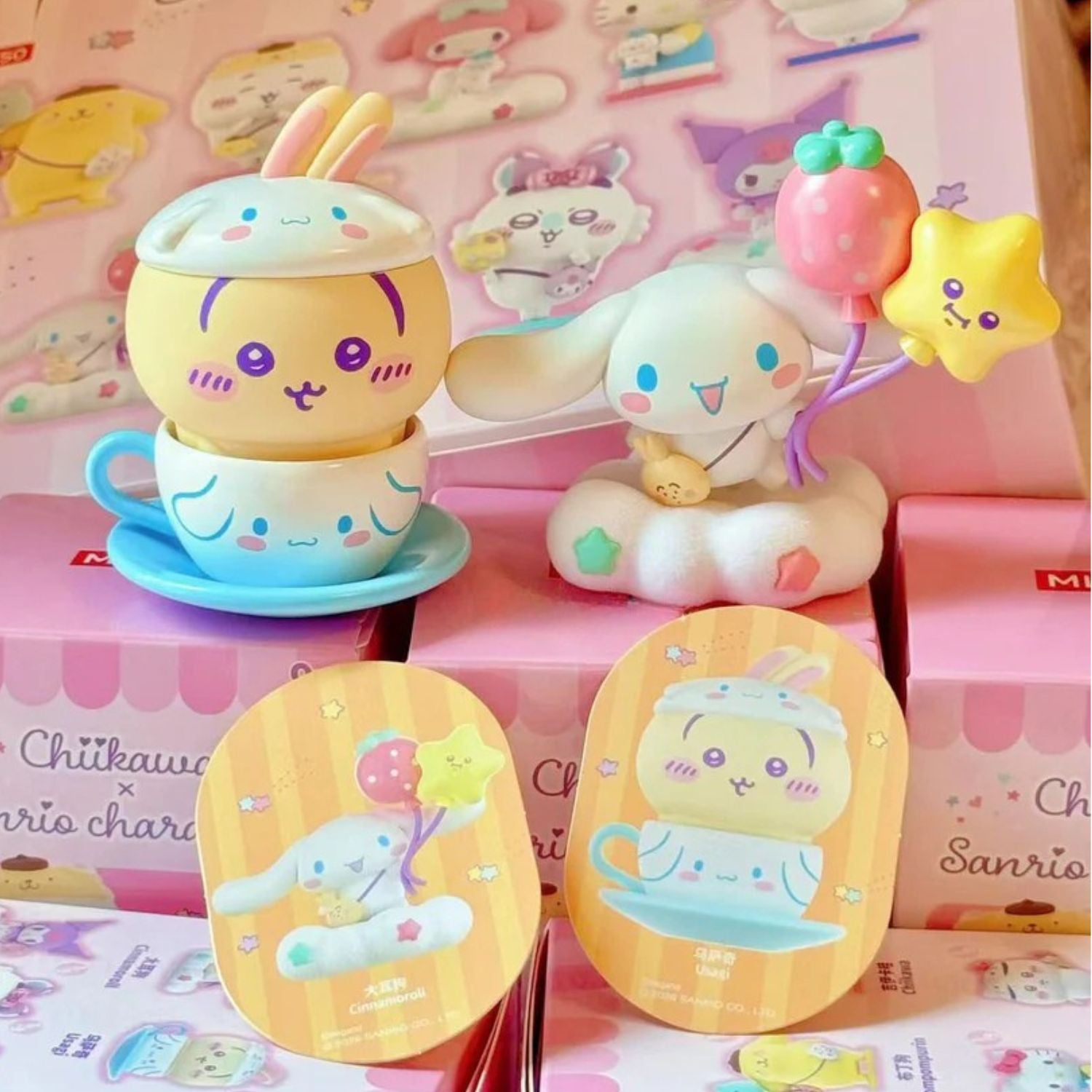 Chiikawa x Sanrio MINISO Blind Box Figure Set | Pre-Order