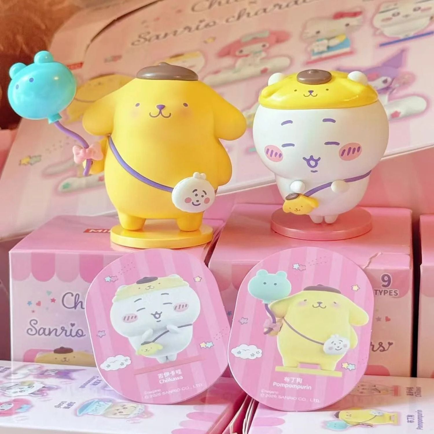 Chiikawa x Sanrio MINISO Blind Box Figure Set | Pre-Order
