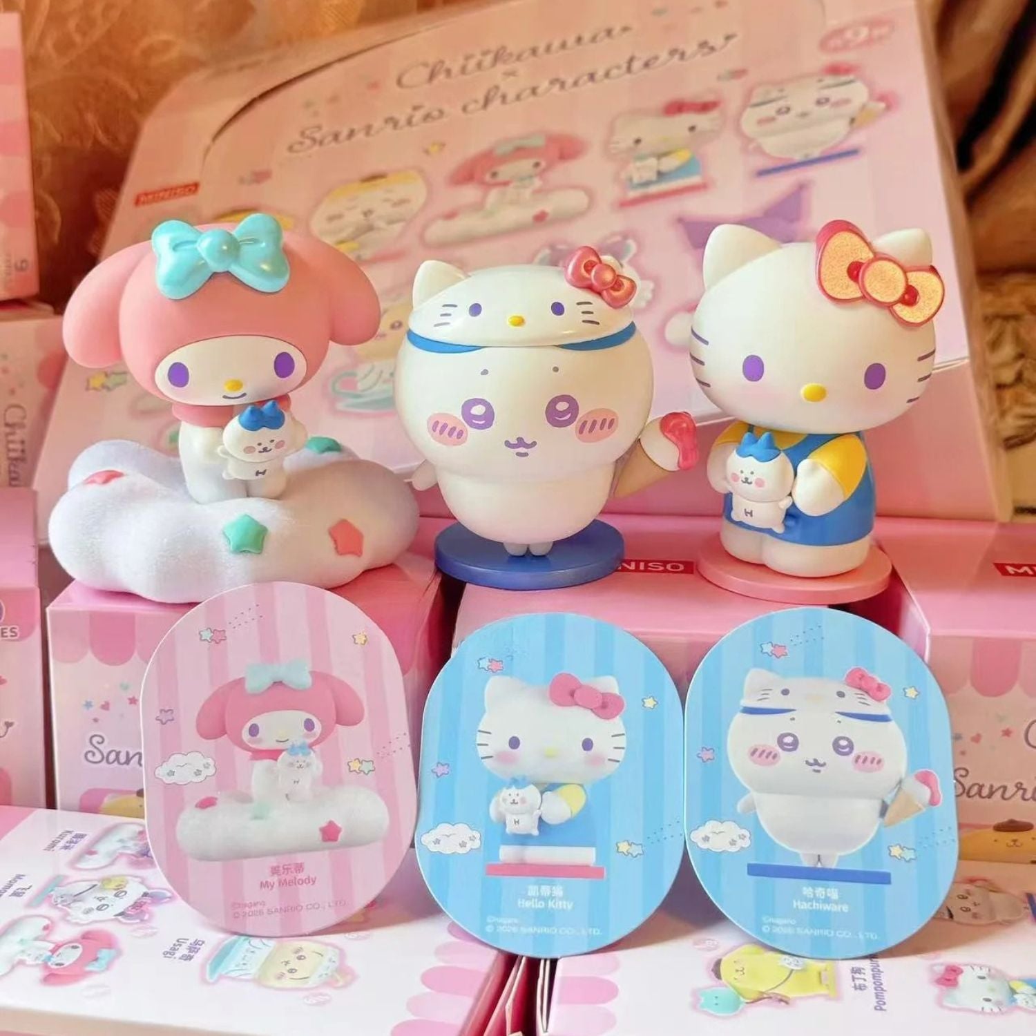 Chiikawa x Sanrio MINISO Blind Box Figure Set | Pre-Order