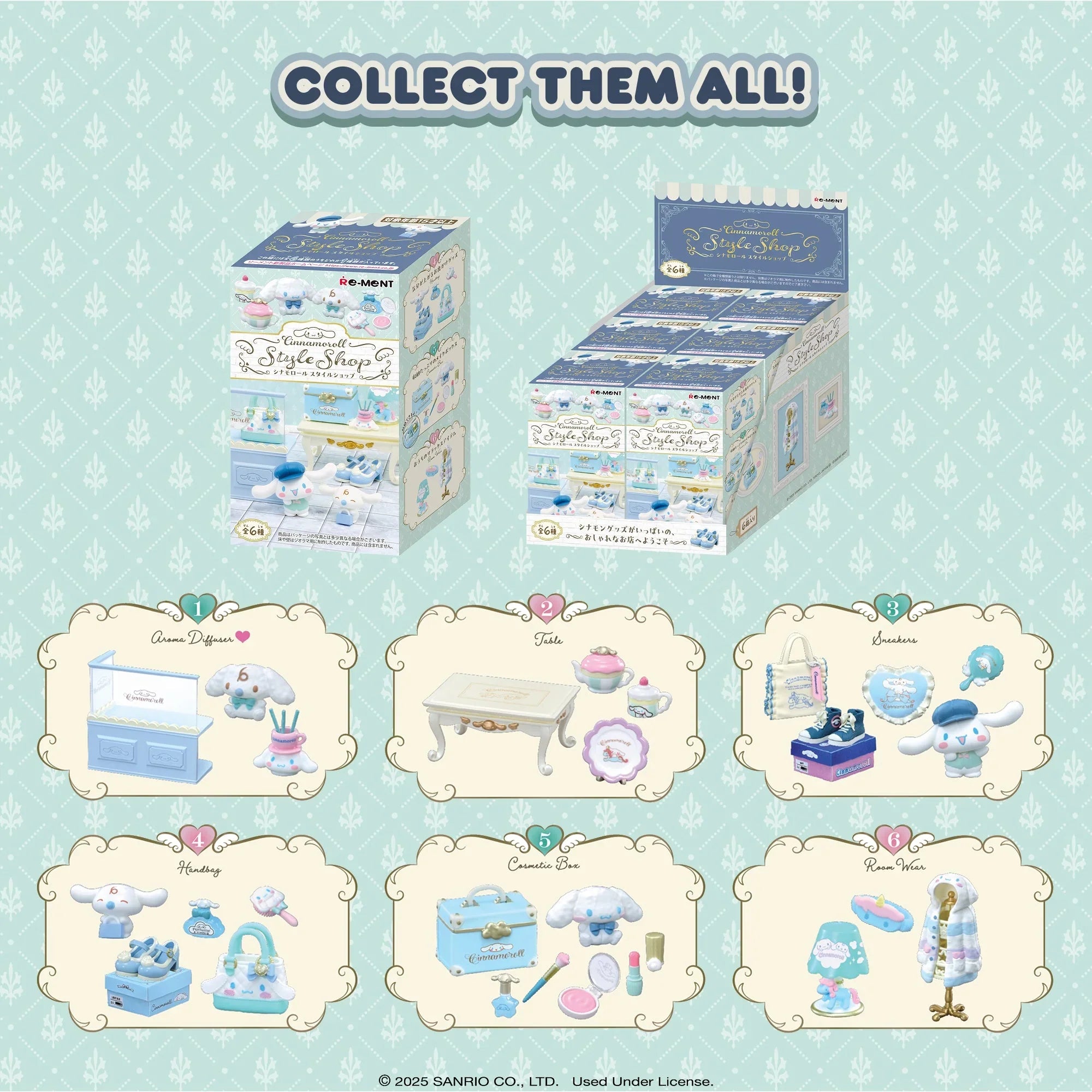 Re-Ment Cinnamoroll Style Shop Blind Box