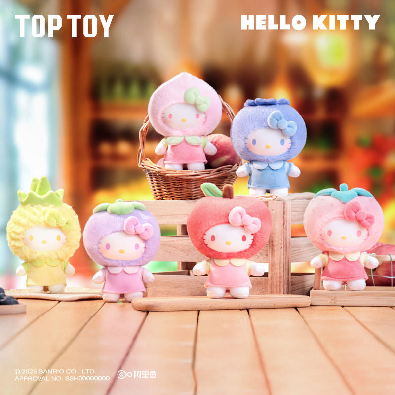 Toptoy Hello Kitty Fruity Paradise Vinyl Plush Pendant Blind Box