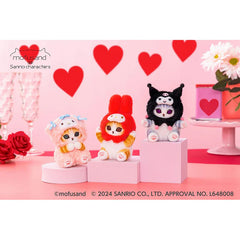 Mofusand x Sanrio Characters Plush Mascot Keychain [Japan in-store Exclusive]