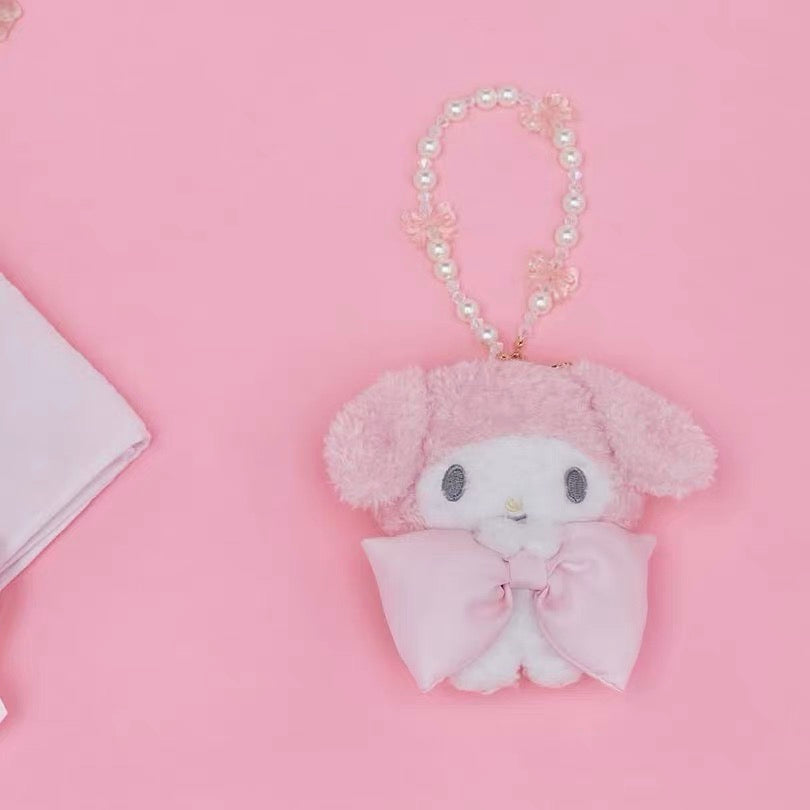 Sanrio x Maison de FLEUR 2025 Collection: Bow Mascot Plush Bag Charm