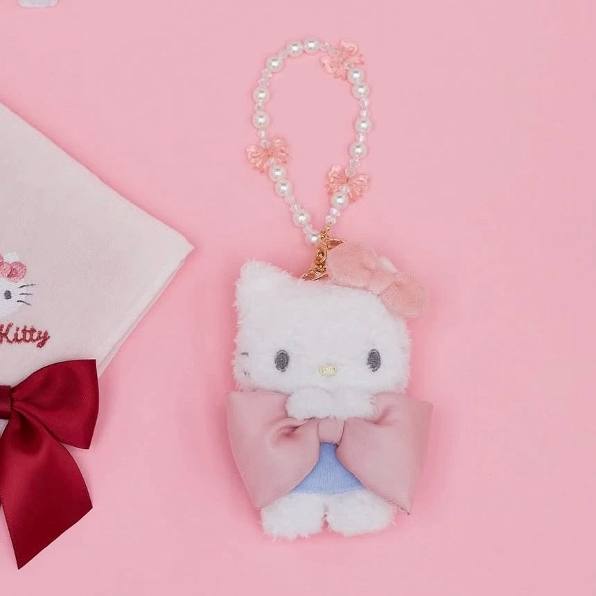 Sanrio x Maison de FLEUR 2025 Collection: Bow Mascot Plush Bag Charm