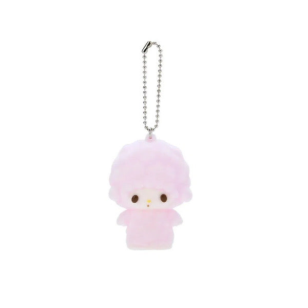 Sanrio Flocked Fuzzy Mascot Keychain