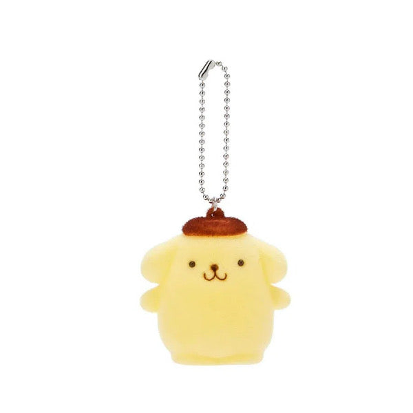 Sanrio Flocked Fuzzy Mascot Keychain