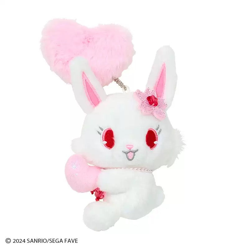 Sanrio Jewelpet Fluffy Heart Mascot Holder - Heisei Character Series