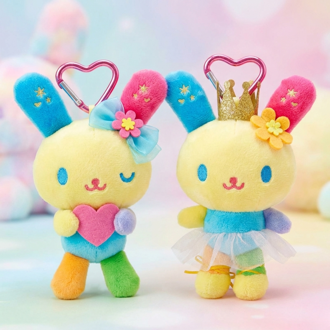 Usahana Carabiner Ballerina Mascot Plush
