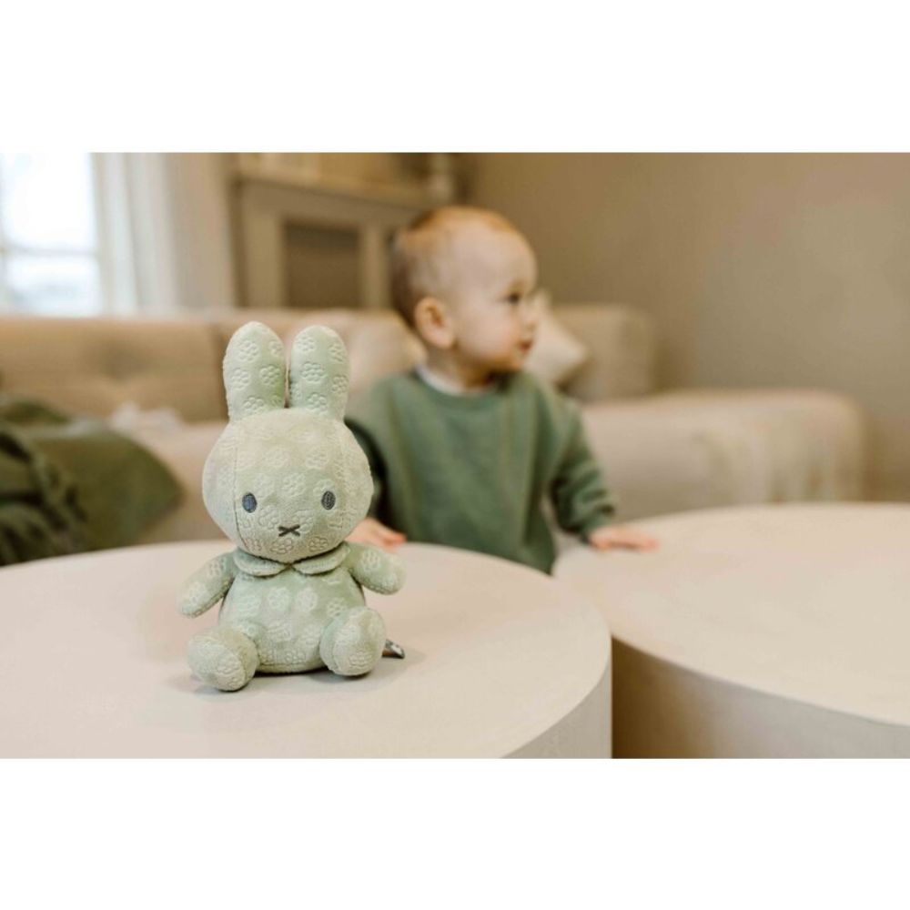 Miffy cuddly toy 20cm green flower