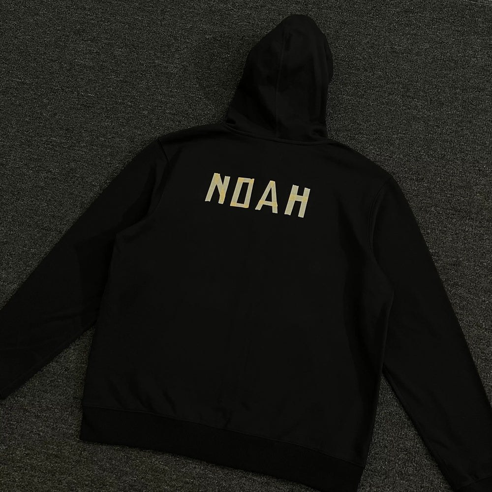 NOAH MARS niche trend brand origami splicing autumn hooded sweatshirt looped cardigan trendy zipper jacket for men