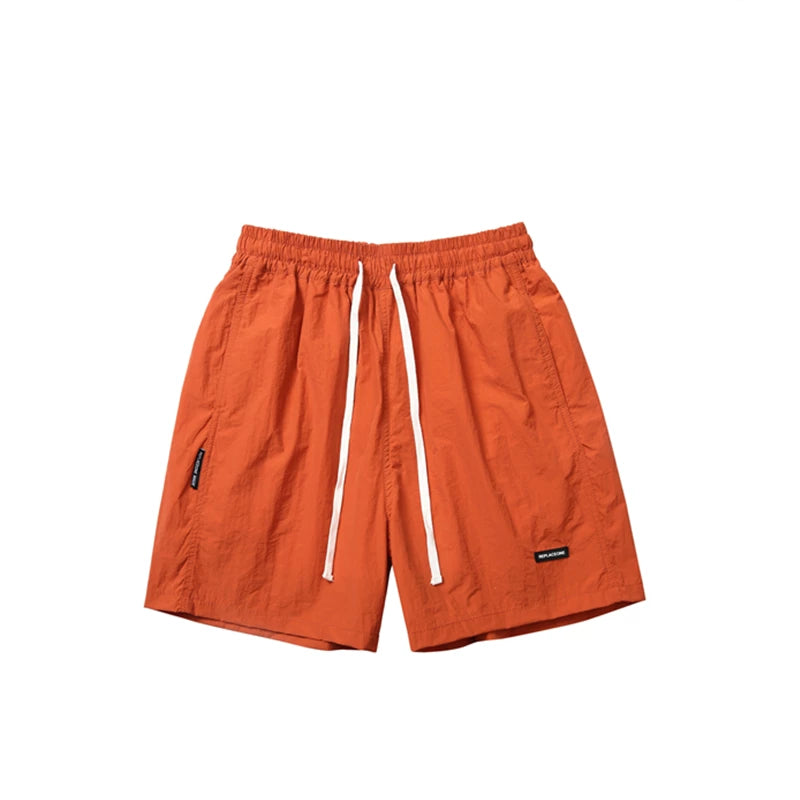 GcBrand SS24 Retro Theme Elements Basic Summer Breathable Beach Pants for Men and Women Couple Shorts