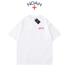 NOAH RTCC Summer New American Trendy Brand Short sleeved T-shirt for Men and Women Heavy duty Pure Cotton Niche Design Top