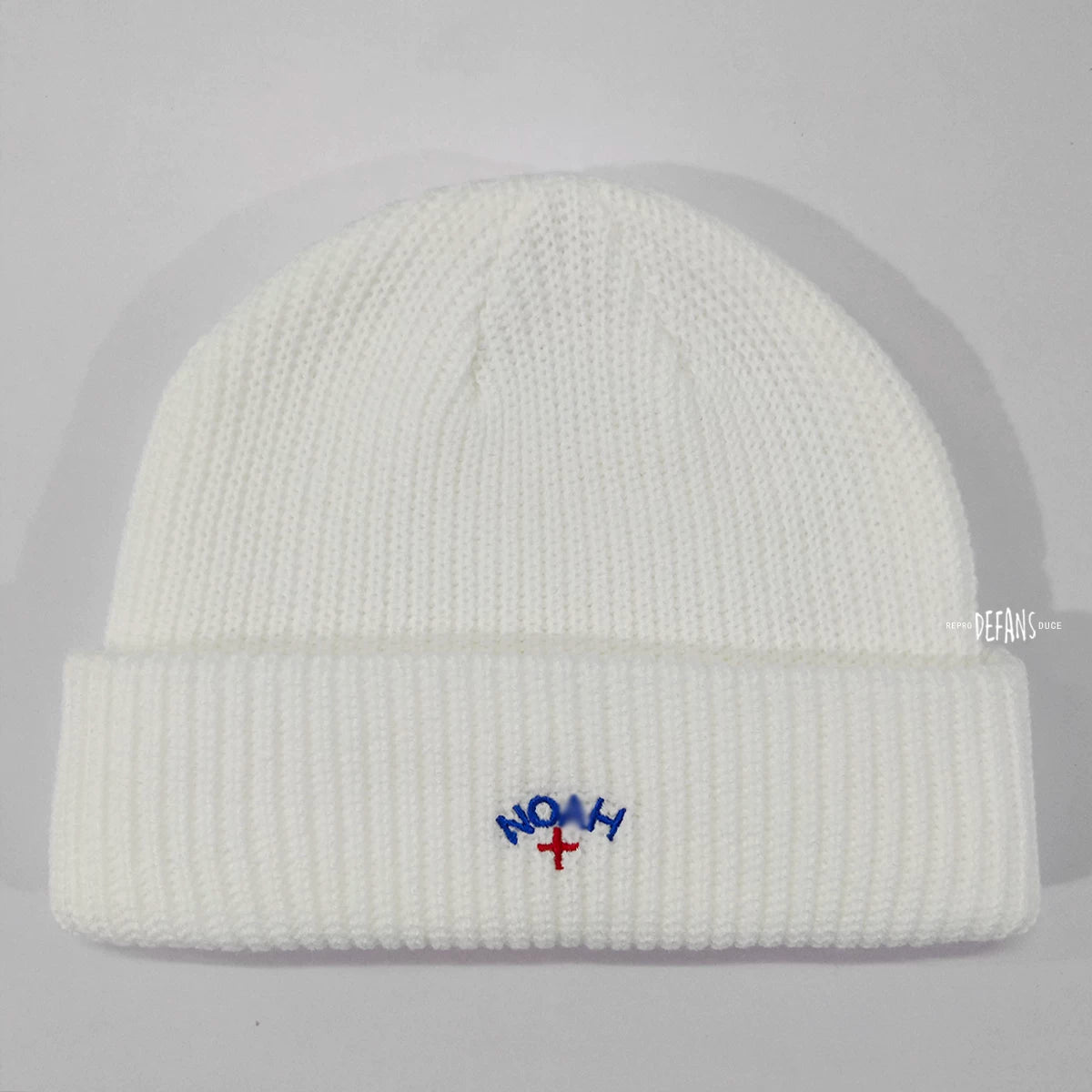 Defans Noah CORE LOGO BEANIE striped woolen hat men's cross embroidered knitted cold hat women