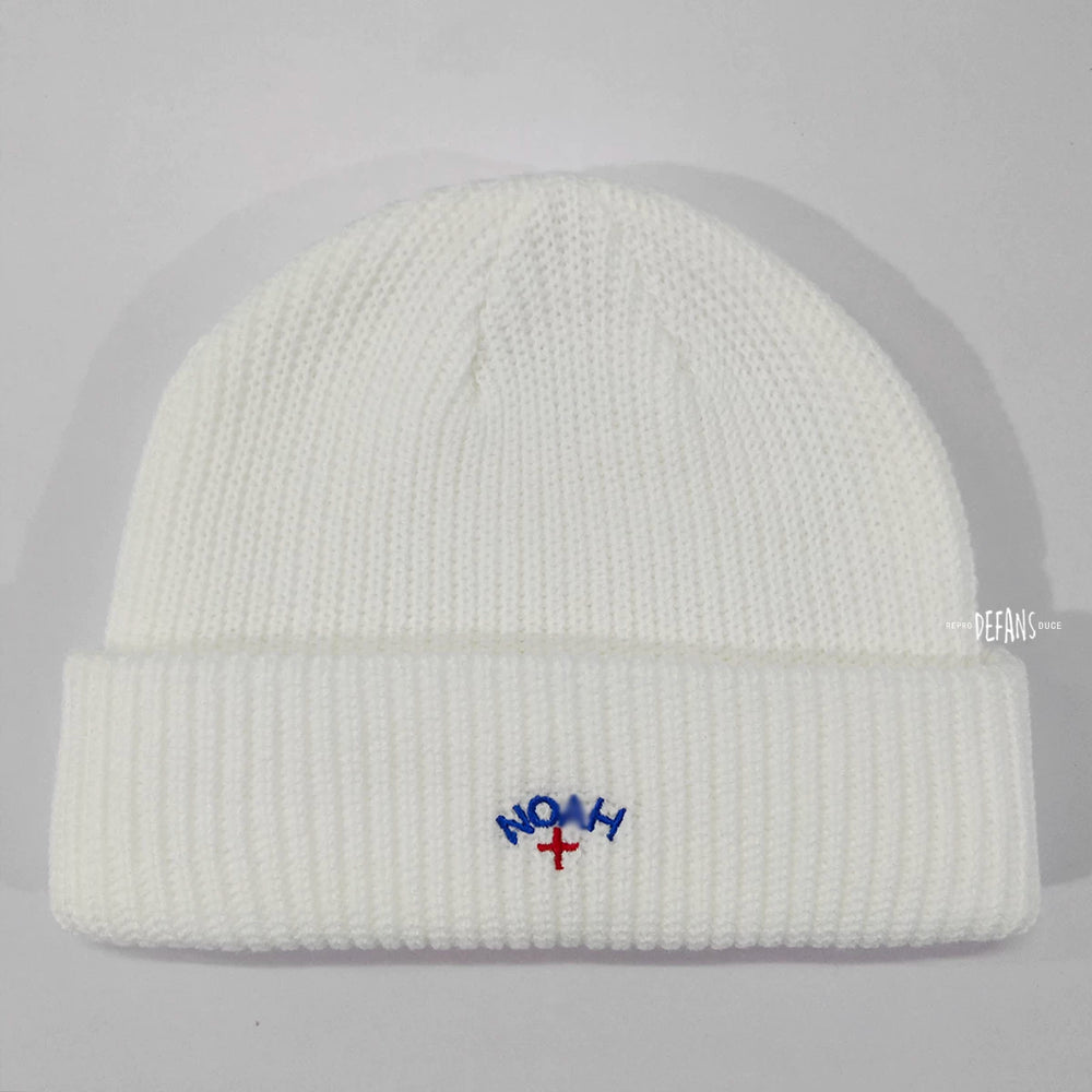 Defans Noah CORE LOGO BEANIE striped woolen hat men's cross embroidered knitted cold hat women