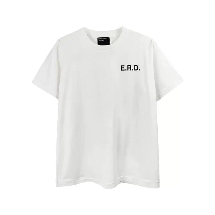 ERD Vintage Distressed A Public Apology White T-Shirt