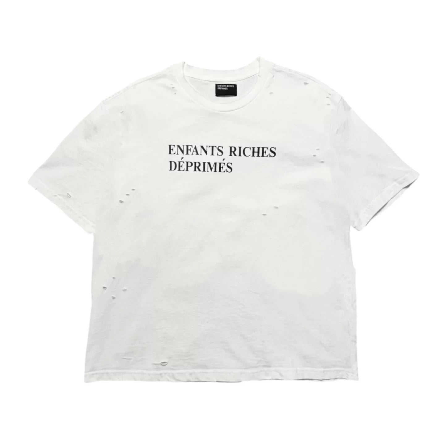 ERD melancholic Distressed Washed Cotton Graphic Tee
