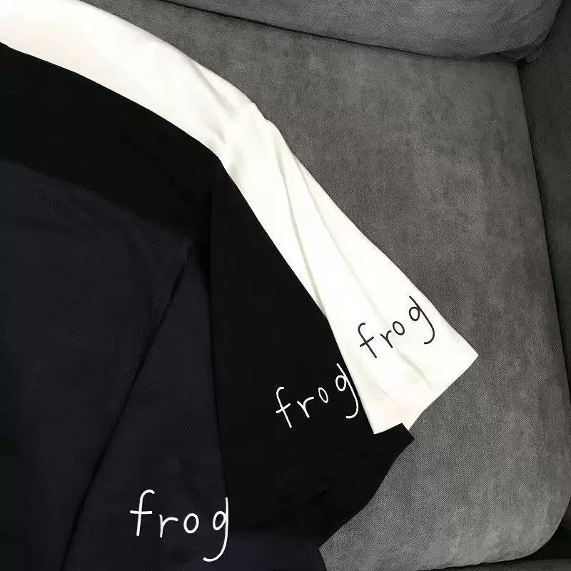 NOAH Summer New Cotton Frog Co branded Short Sleeve American Trendy Brand Loose Men's and Women's T-shirt Half Sleeve Trendy