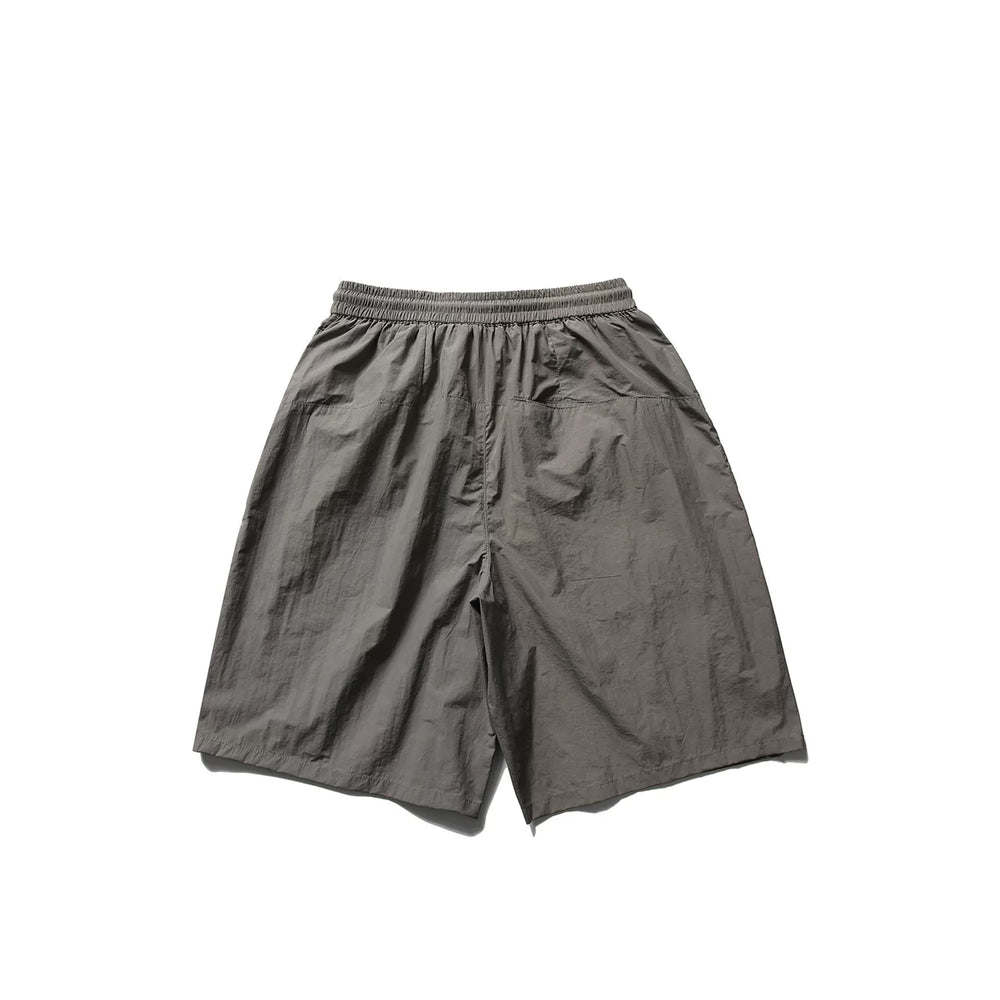 GcBrand Lab American retro casual loose basic summer nylon embroidery sports shorts five quarter pants