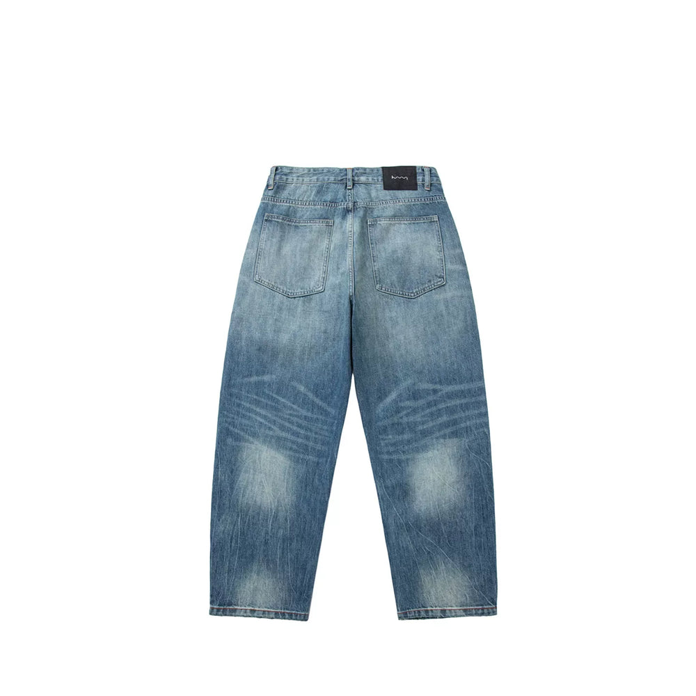 GcBrand Lab Denim Pants Retro themed Japanese handmade washed denim jeans