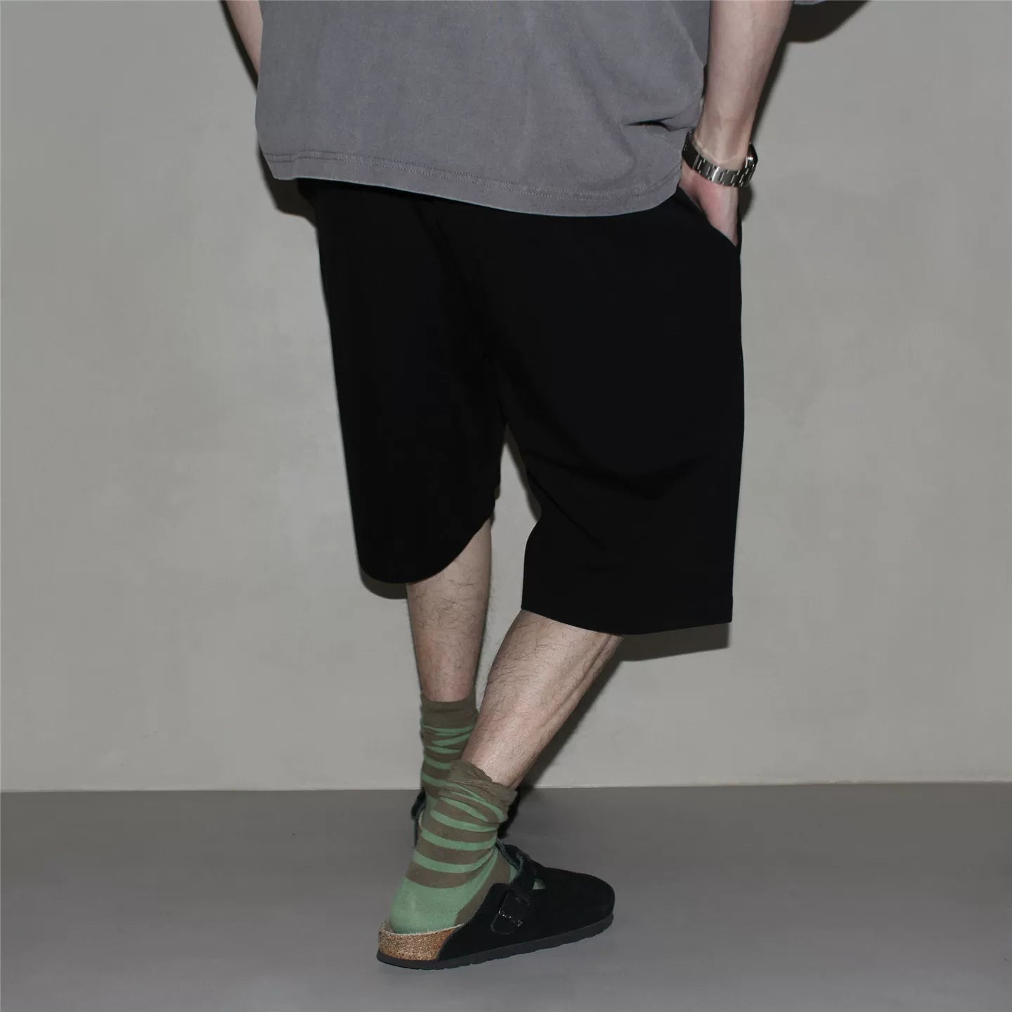 GcBrand Lab Short SS26 Retro Basic Solona Cool Summer Casual Color blocked Shorts