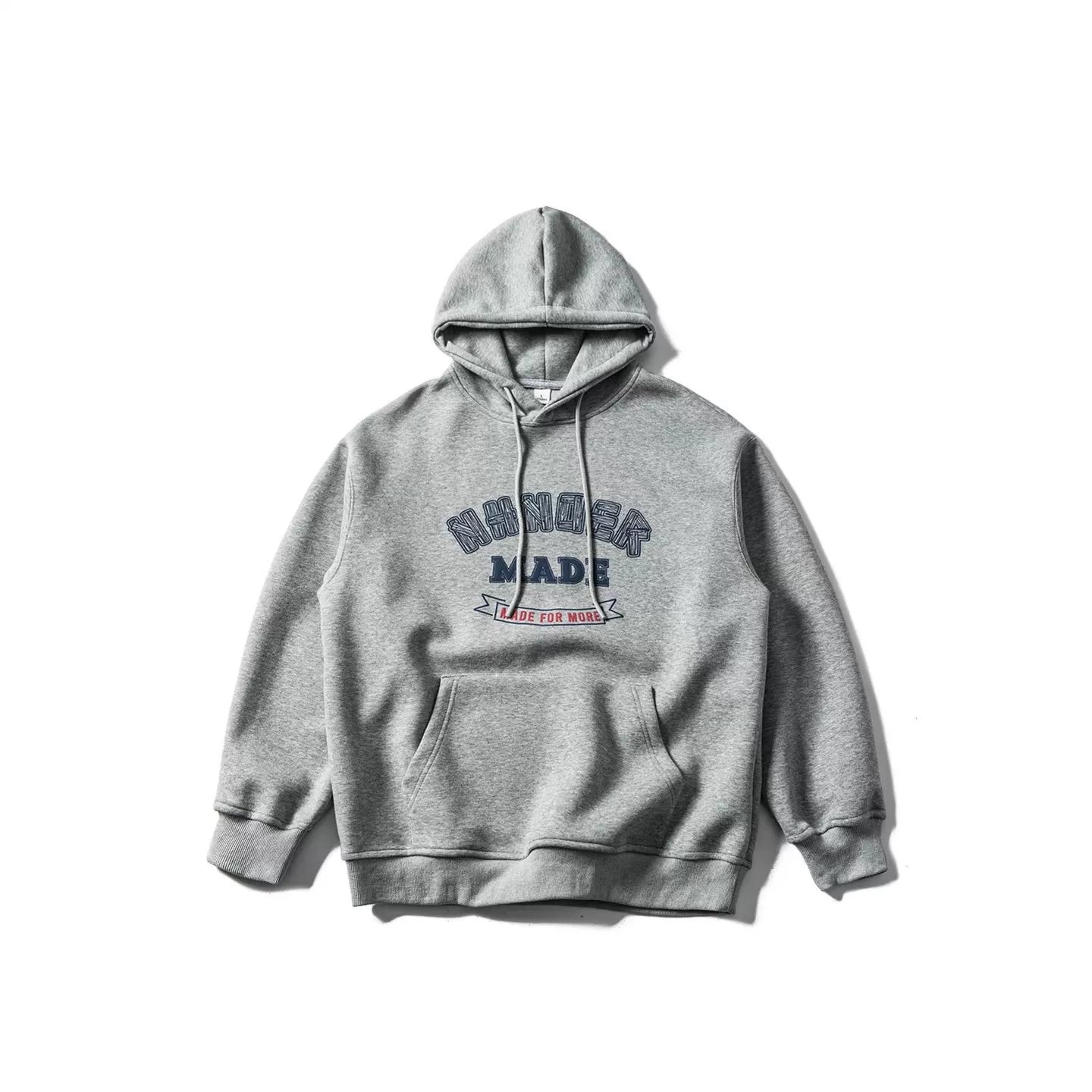 GcBrand Lab AW25 复古主题元素 英文标语设计 连帽卫衣 休闲帽衫