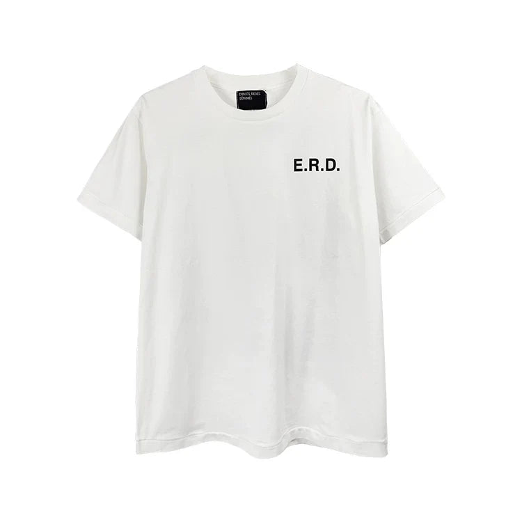 ERD Vintage Distressed A Public Apology White T-Shirt