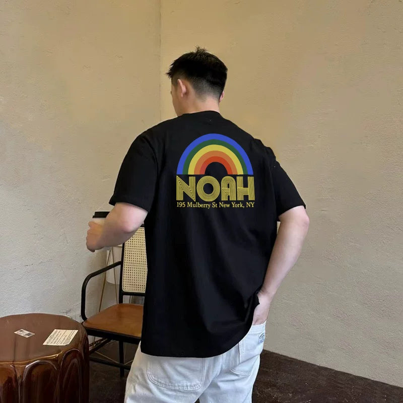 NOAH BWCJ niche trendy brand American summer heavyweight pure cotton loose fitting men's half sleeved short sleeved T-shirt ins