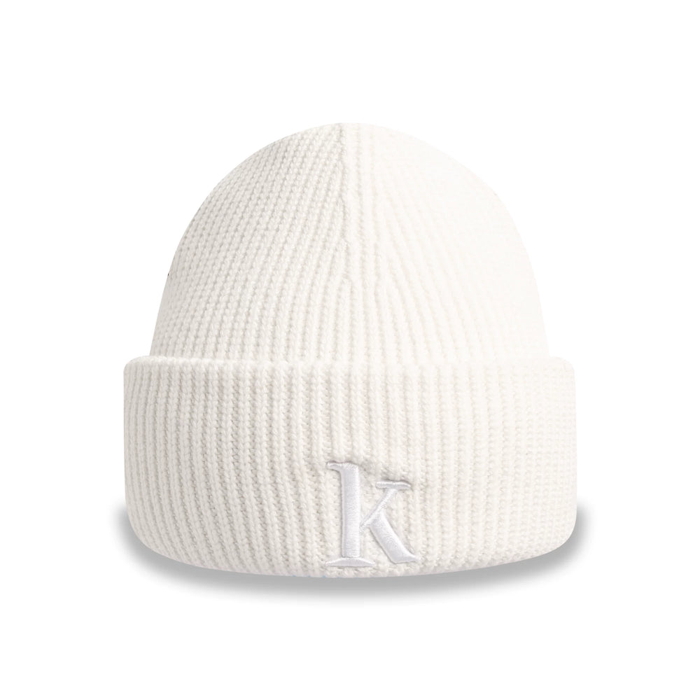 Kith Basic Embroidery K Knitted Hat Winter Warm Trendy Brand Men's and Women's Knitted Baotou Hat Street Couple Cold Hat
