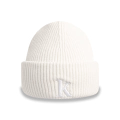 Kith Basic Embroidery K Knitted Hat Winter Warm Trendy Brand Men's and Women's Knitted Baotou Hat Street Couple Cold Hat