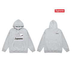 Supreme × The North Face Metallic Logo Hoodie – Grey