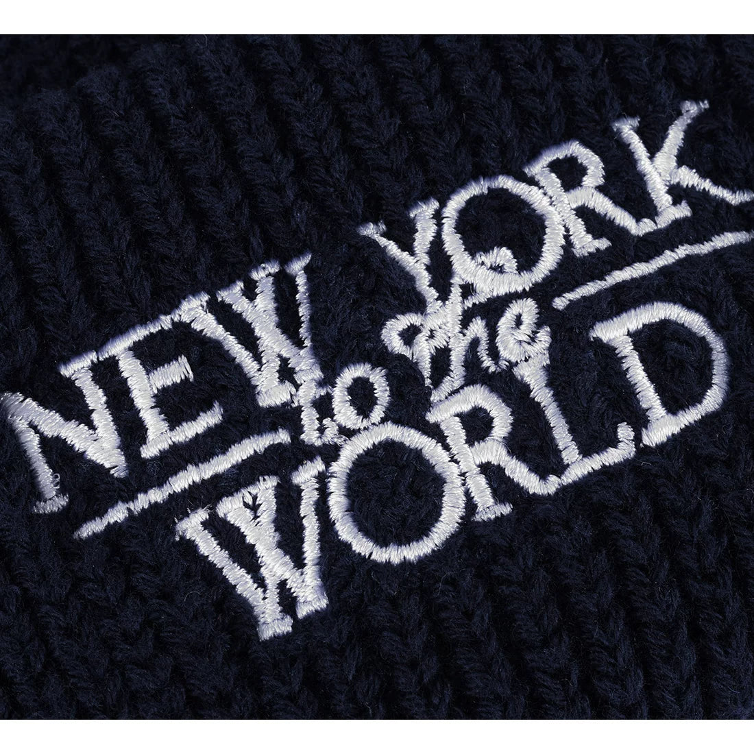 KITH New York Embroidery Knitted Hat Men's Winter Big Head Waist Cold Hat Outdoor Mountaineering Woolen Hat Baotou Warm Hat