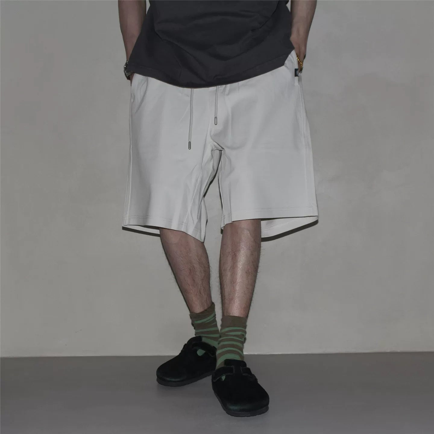 GcBrand Lab Short SS26 Retro Basic Solona Cool Summer Casual Color blocked Shorts