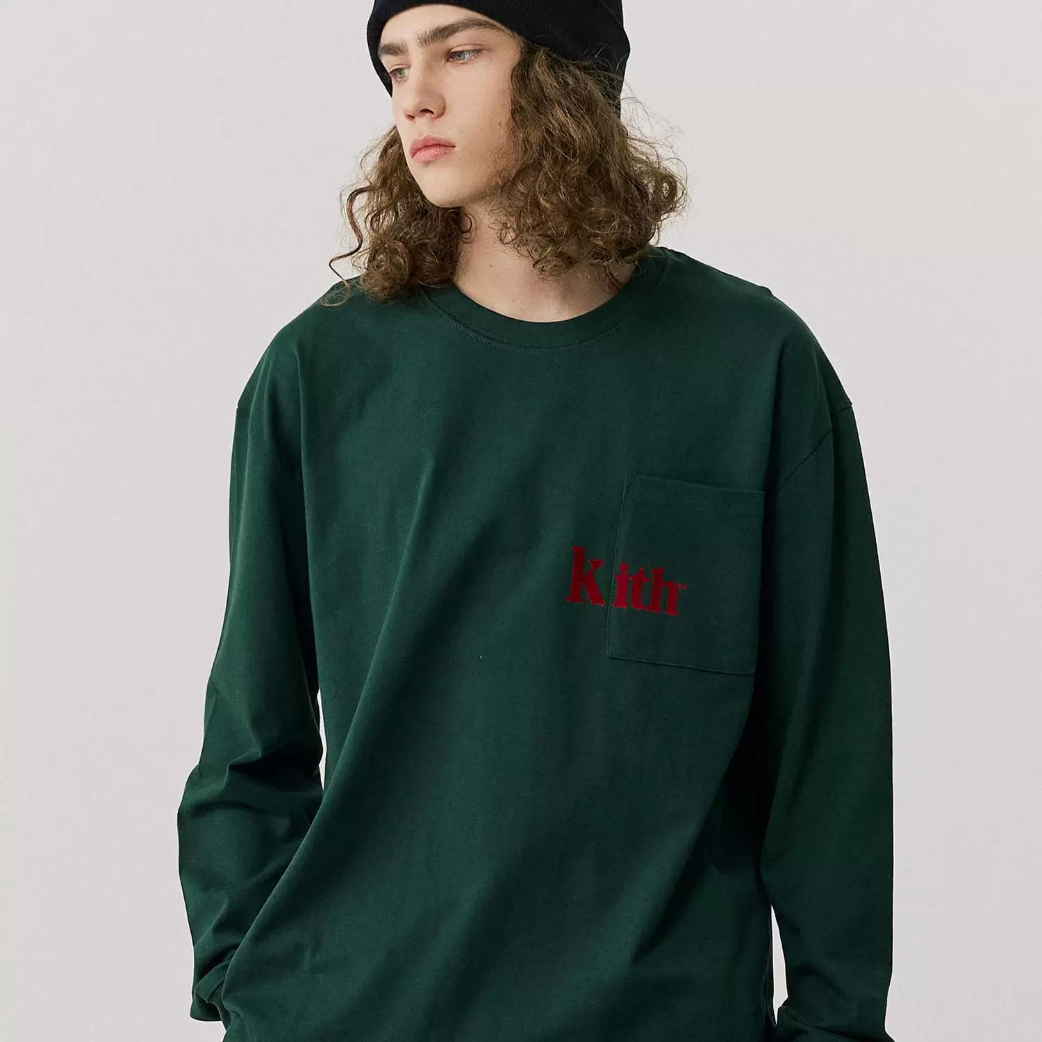KITH Embroidered Cold Hat Trendy Brand Knitted Hat Autumn/Winter New Couple Men's and Women's Knitted Hat Warm and Versatile Casual Pure Cotton