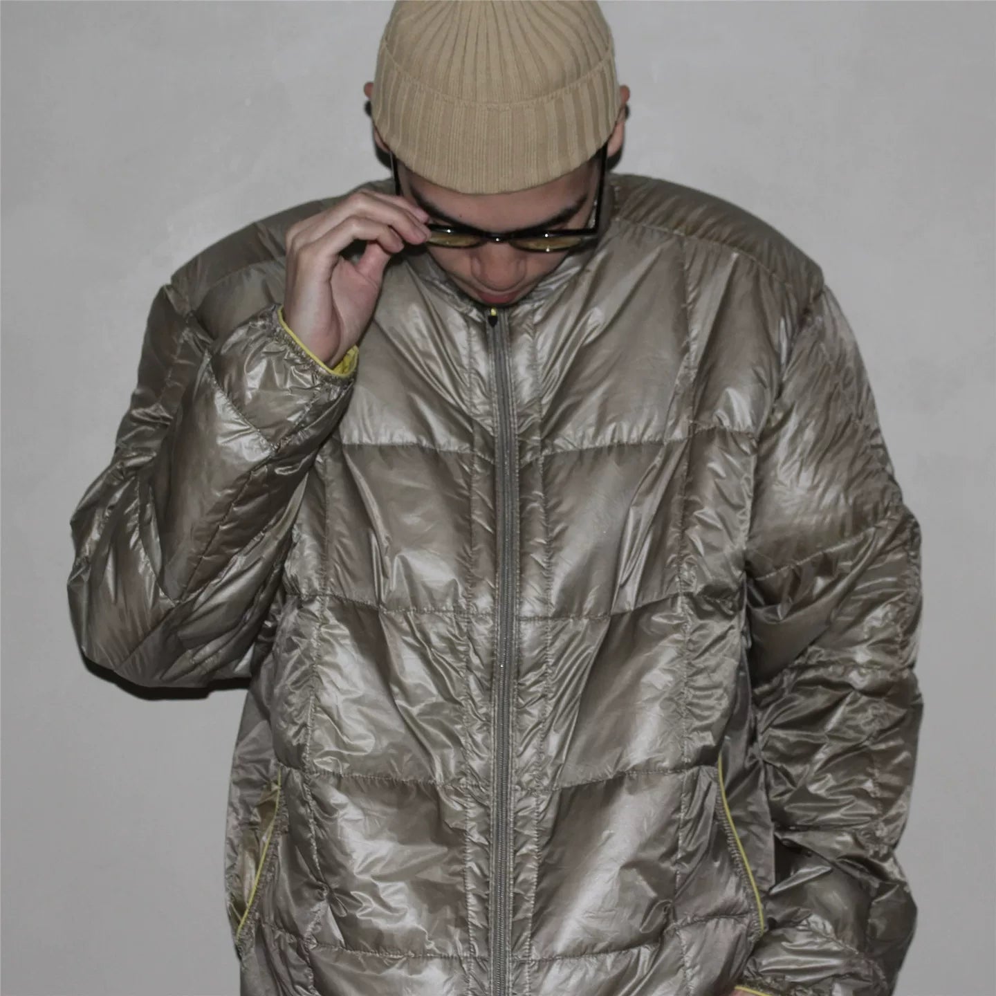 GcBrand Lab AW25 men's and women's 90% white duck down stand up collar down jacket jacket, portable stand up collar jacket